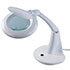 Portable small white 3 dioptre desk top LED Magnifying Lamp