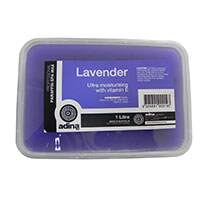 Adina Lavender Wax is ultra moisturising with vitamin E and made in Australia (1 kg)