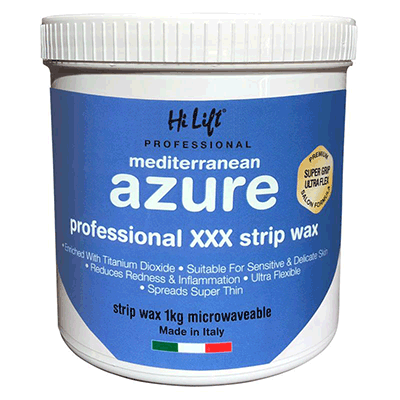 Hi Lift Strip Wax - Mediterranean Azure (HLST02)