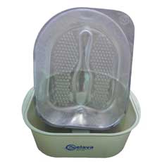 Green disposable foot spa