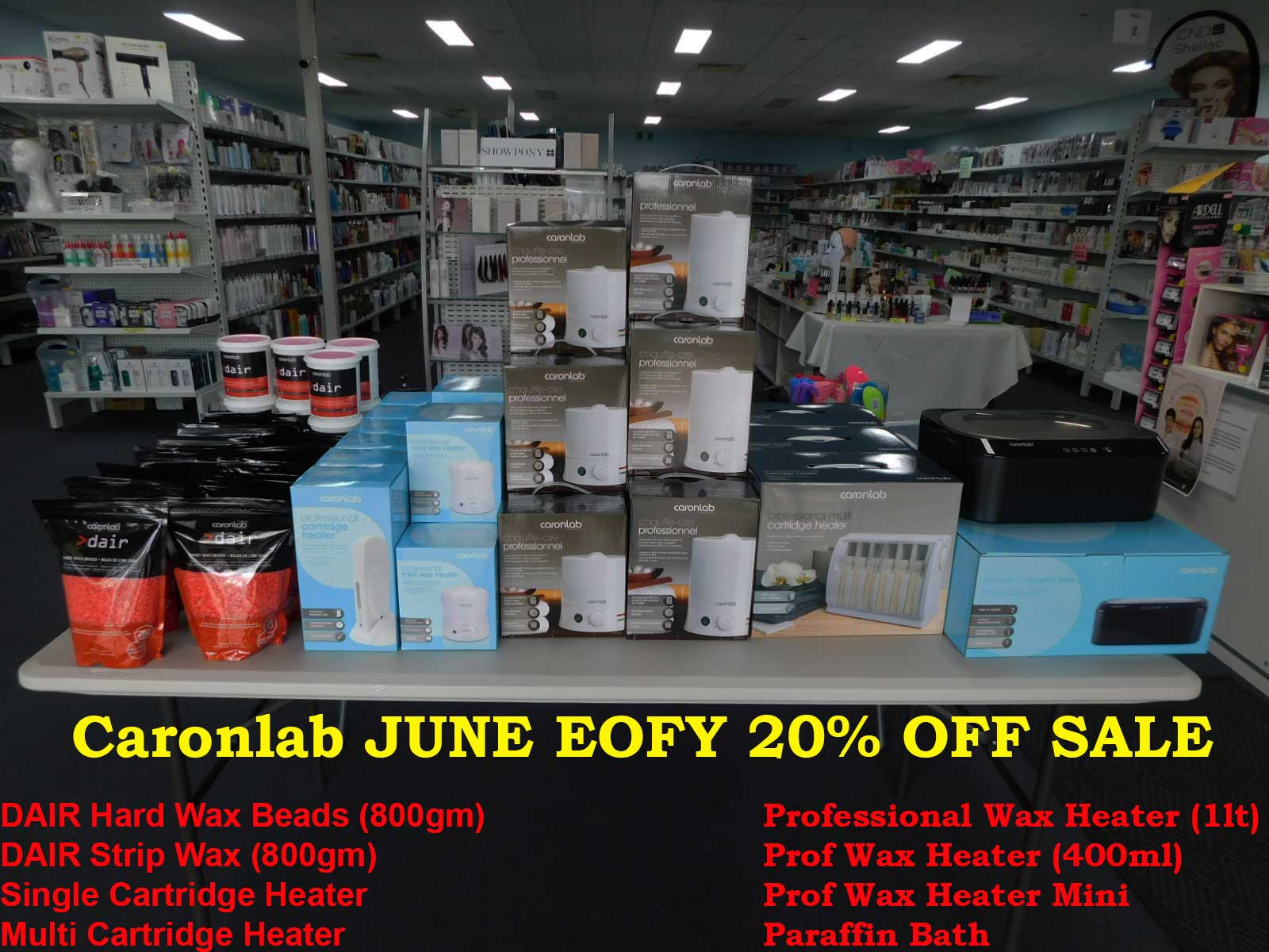 Hairdressing, Nail and Beauty Salon Supplies, Furniture and Equipment.